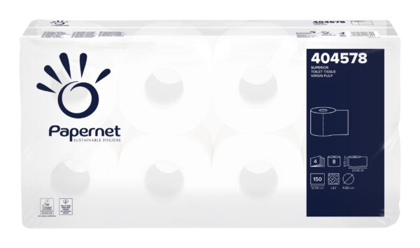 Papernet Superior Toilettenpapier, 4-lagig, hochweiß