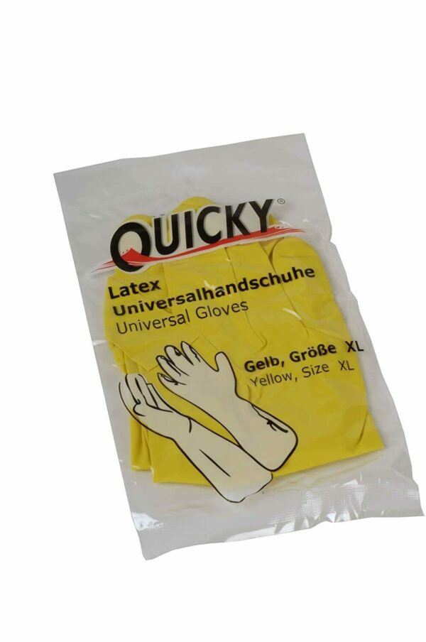 Quicky Universalhandschuhe aus Latex,  12 Stück
