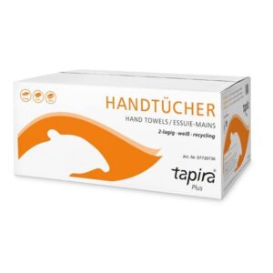 TAPIRA Plus Handtuchpapier 2-lagig, weiß, 4000 Blatt